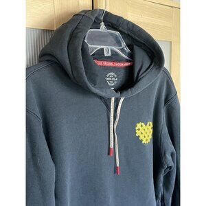 Chick-Fil-A “I Heart Waffle Fries” Embroidered Unisex Hoodie in Navy Sz M